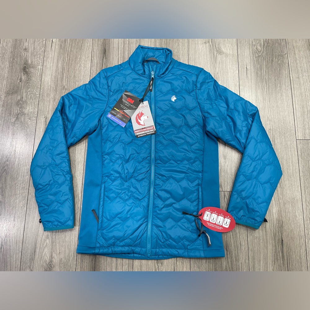 Shred Dog Snow Jacket Insulator Deep Glacier Blue Sz 16 NWT